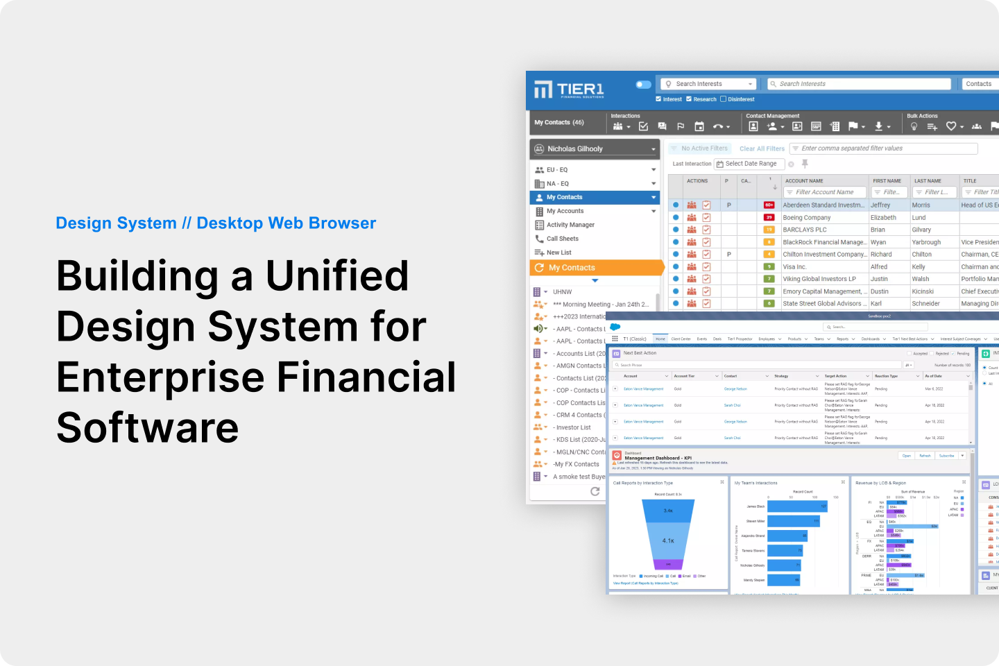 Building a Unified Design System for Enterprise Financial Software