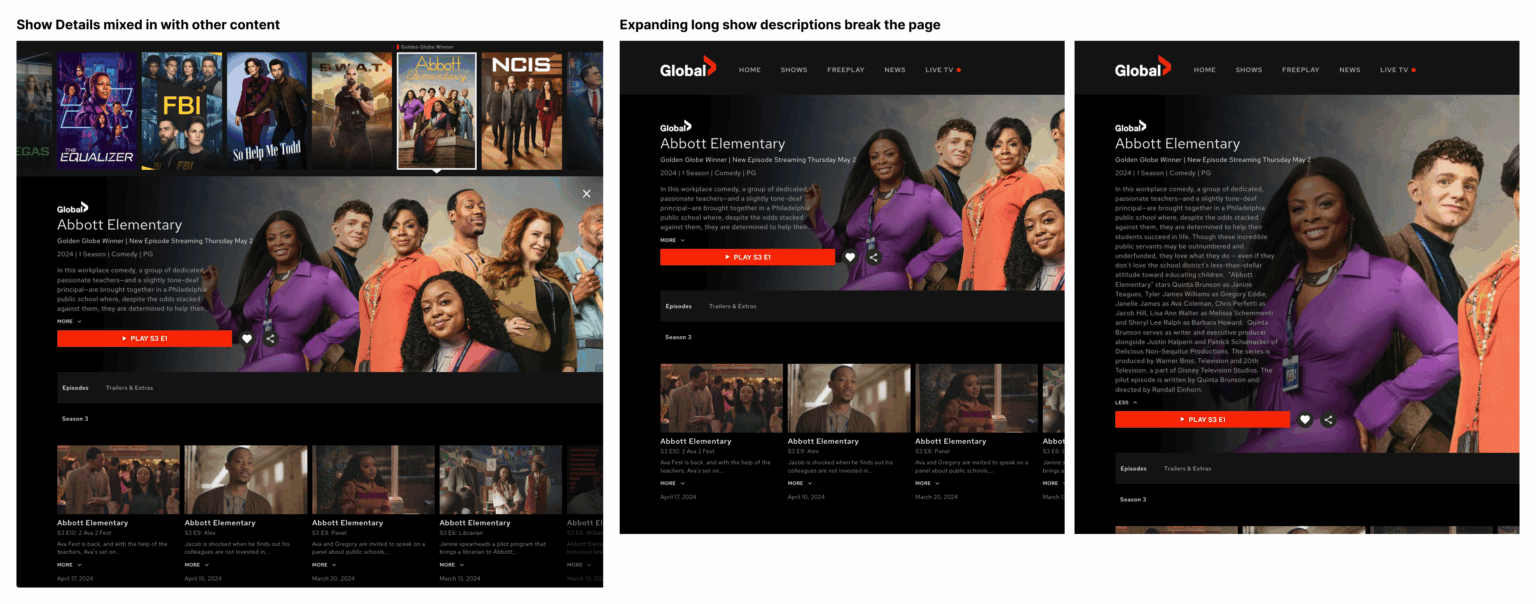 Show Detail - Problems